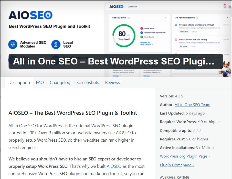 All in One SEO Pack