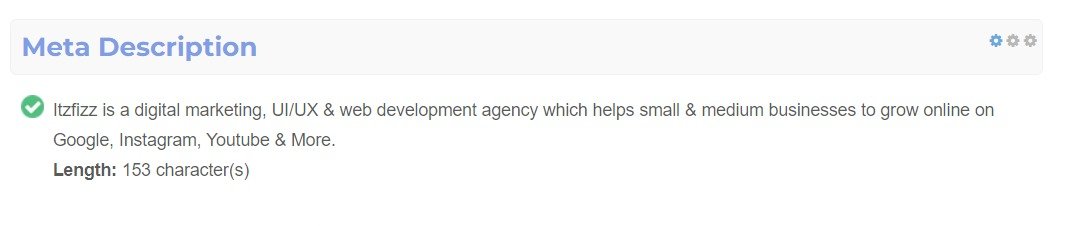Meta Descriptions