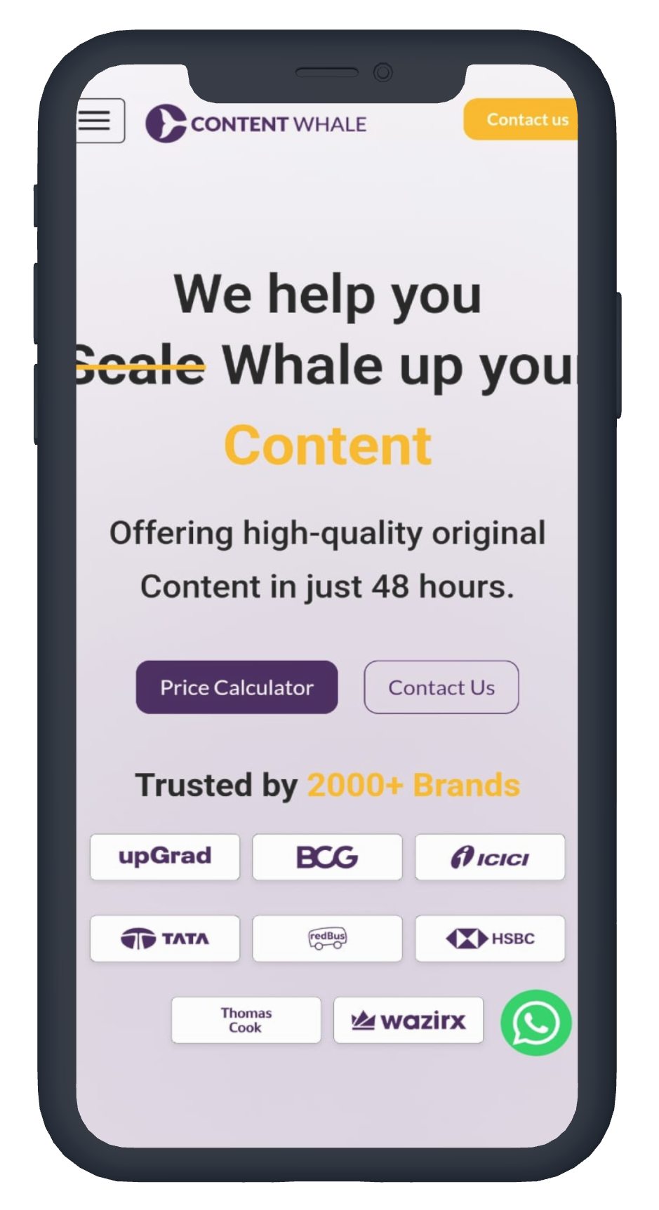 content whale
